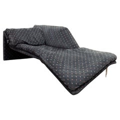 Used Preview Navy Blue Chaise Sofa Style of Experience by Luigi Sormani Casabella