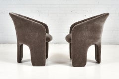 Preview Postmodern Tripod Chair Gray Mohair, 1980