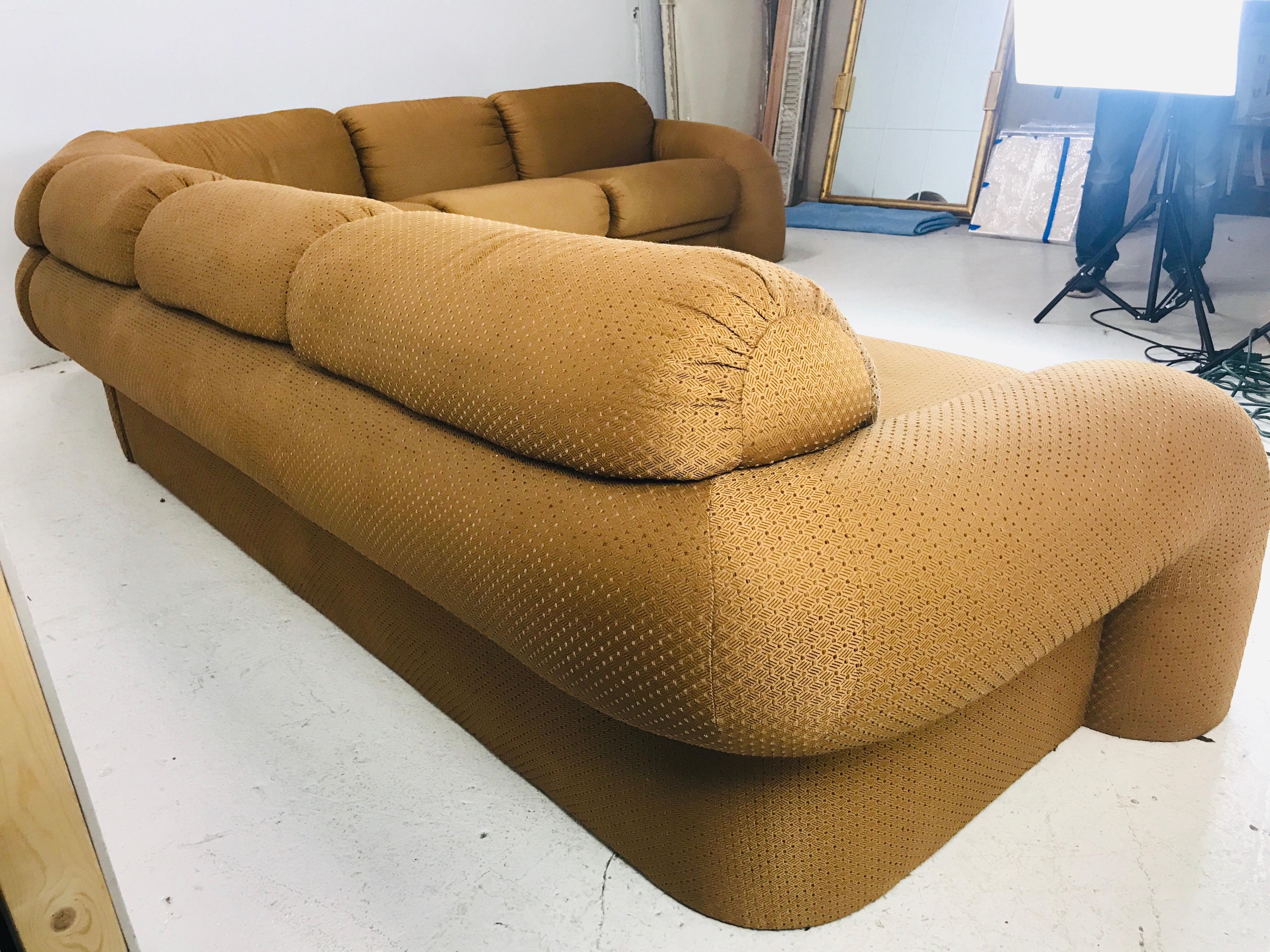 Mid-Century Modern Preview 3 Piece Sectional Sofa