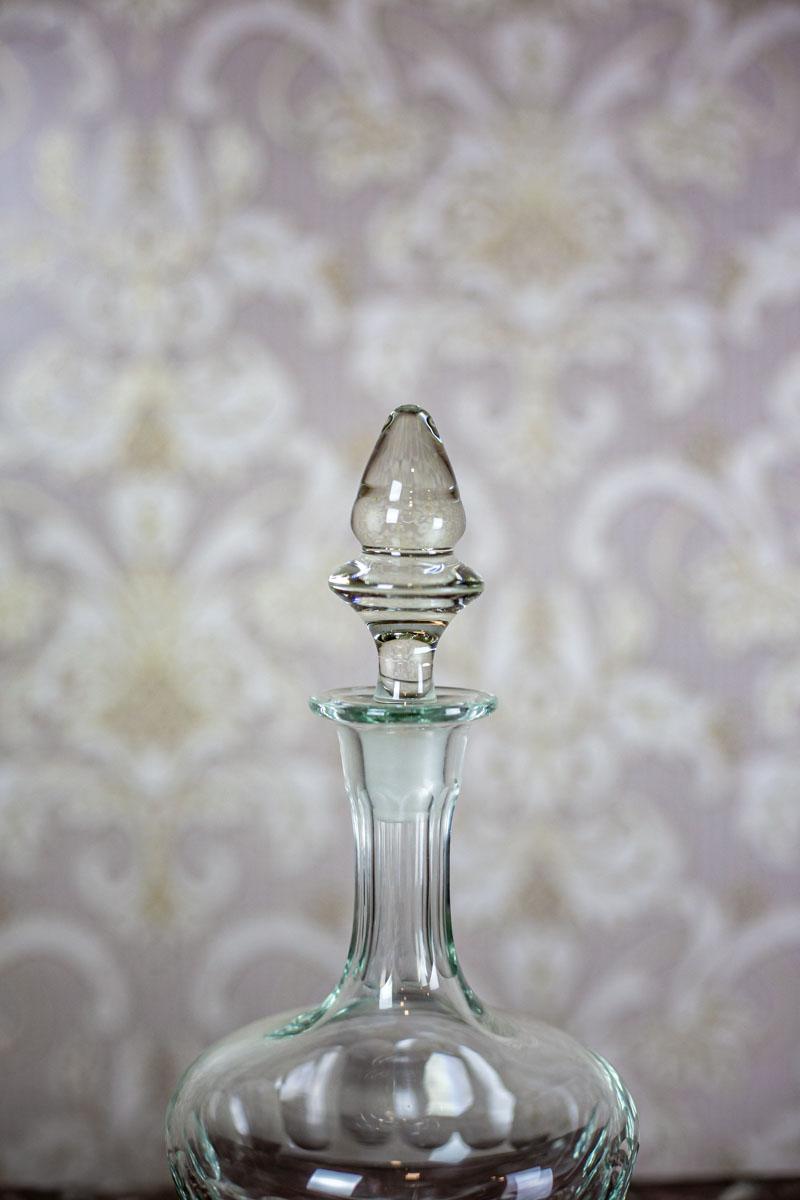 Prewar Crystal Decanter In Good Condition In Opole, PL