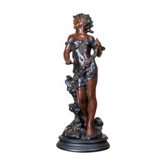 Vorkriegsfigur eines Mädchens aus den 1920er Jahren