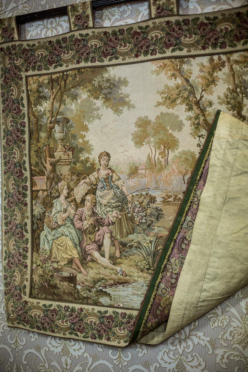Prewar Tapestry on a Rod, circa 1920-1930 2