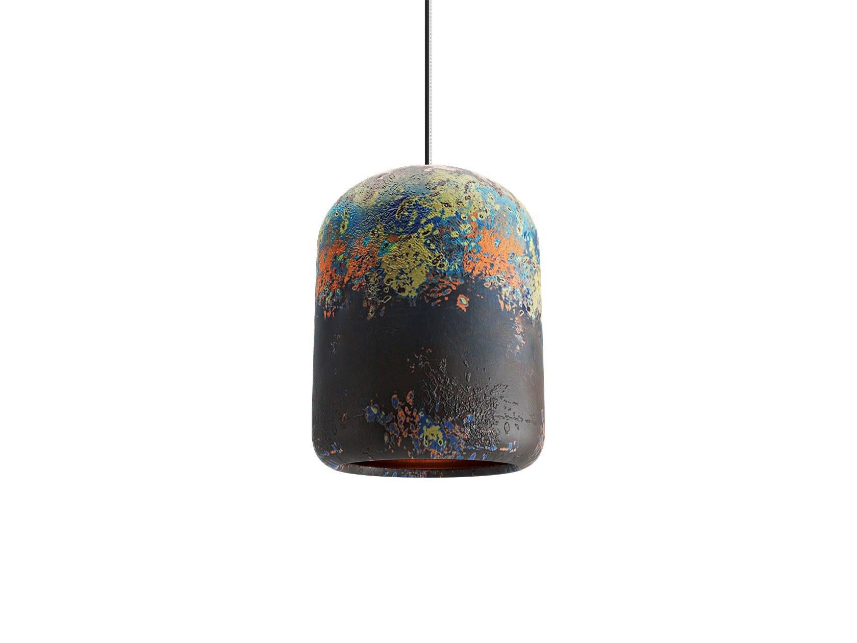 Ceramic Prianyk Small Pendant Lamp by Makhno For Sale