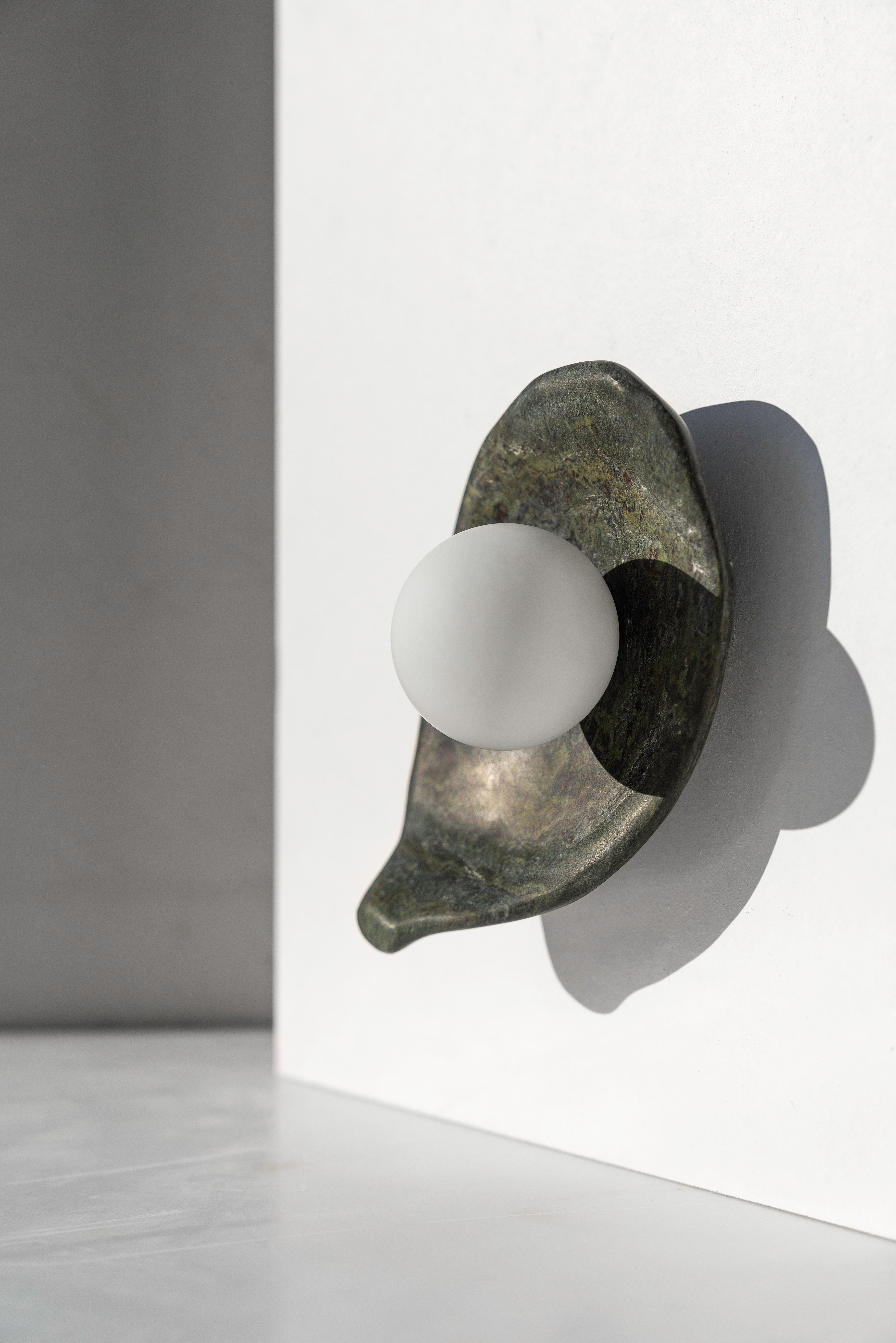 Post-Modern Prickless Pearl - 02 Sculpture Wall Lamp by ON.ENTROPY For Sale
