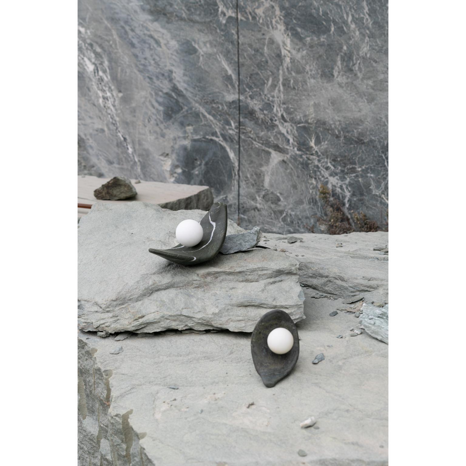 Greek Prickless Pearl - 02 Sculpture Wall Lamp by ON.ENTROPY For Sale
