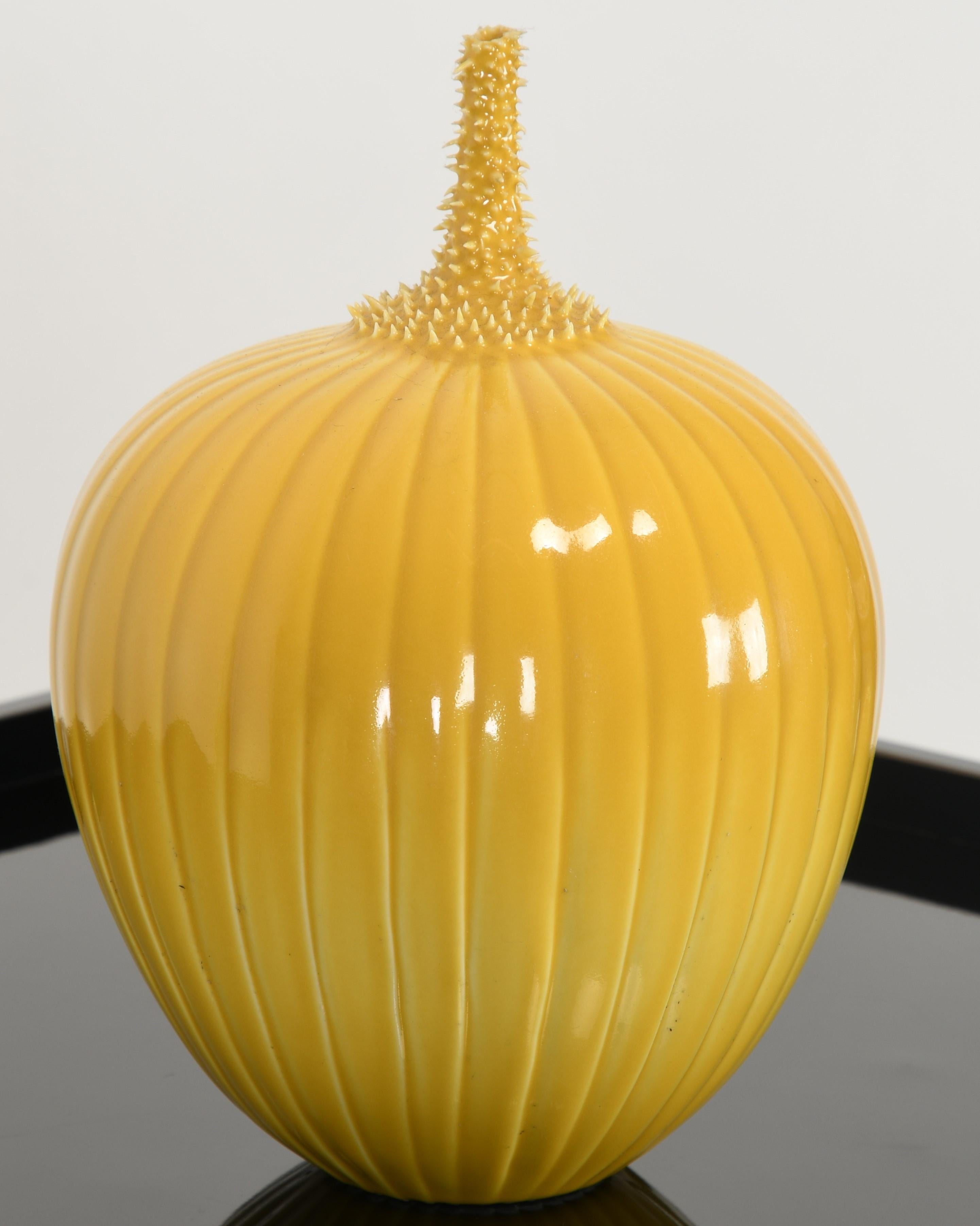 Post-Modern Prickly Melon Vase by Cliff Lee, 1996