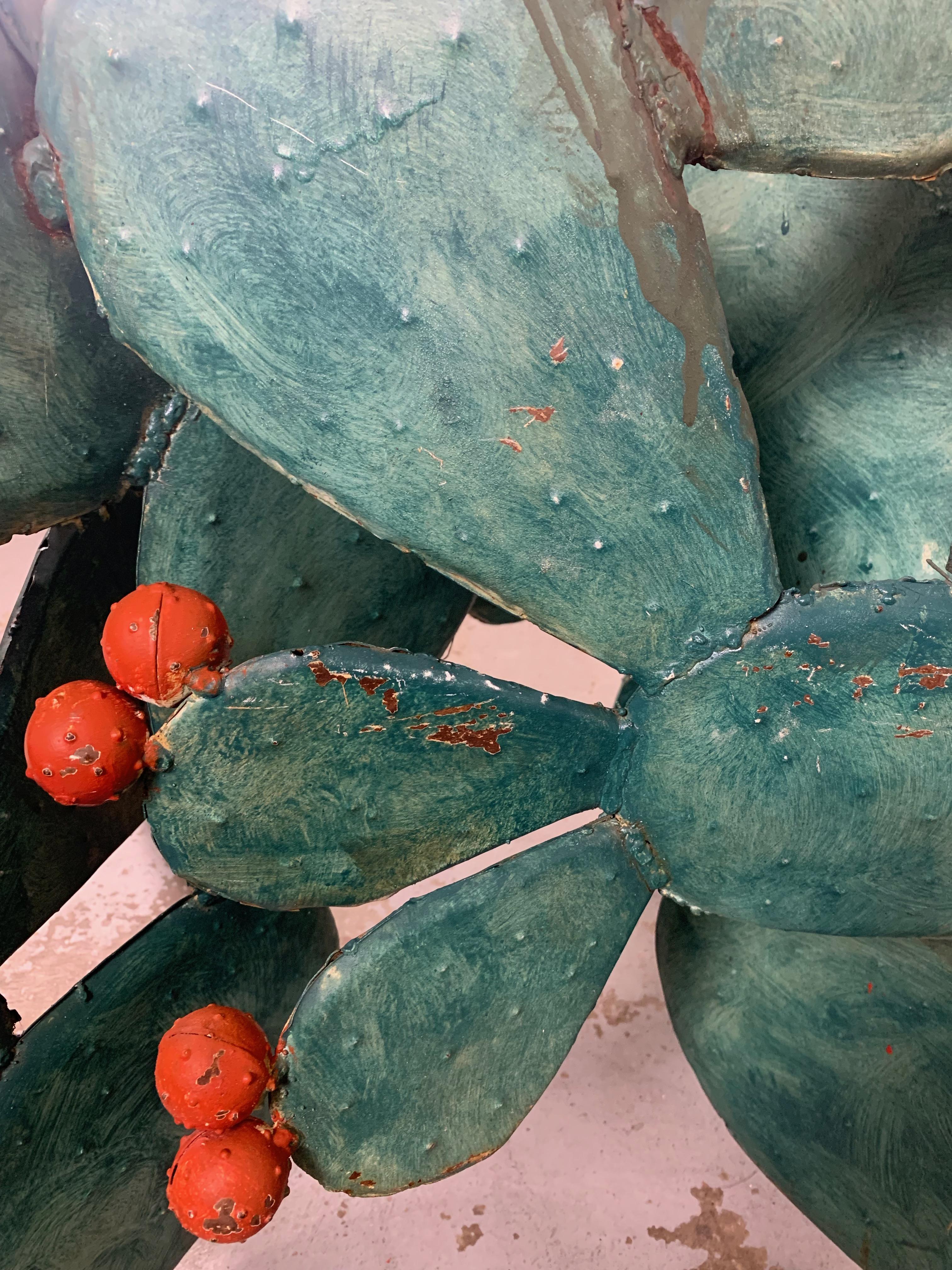 Prickly Pear Cactus Sculpture / Table Base For Sale 6