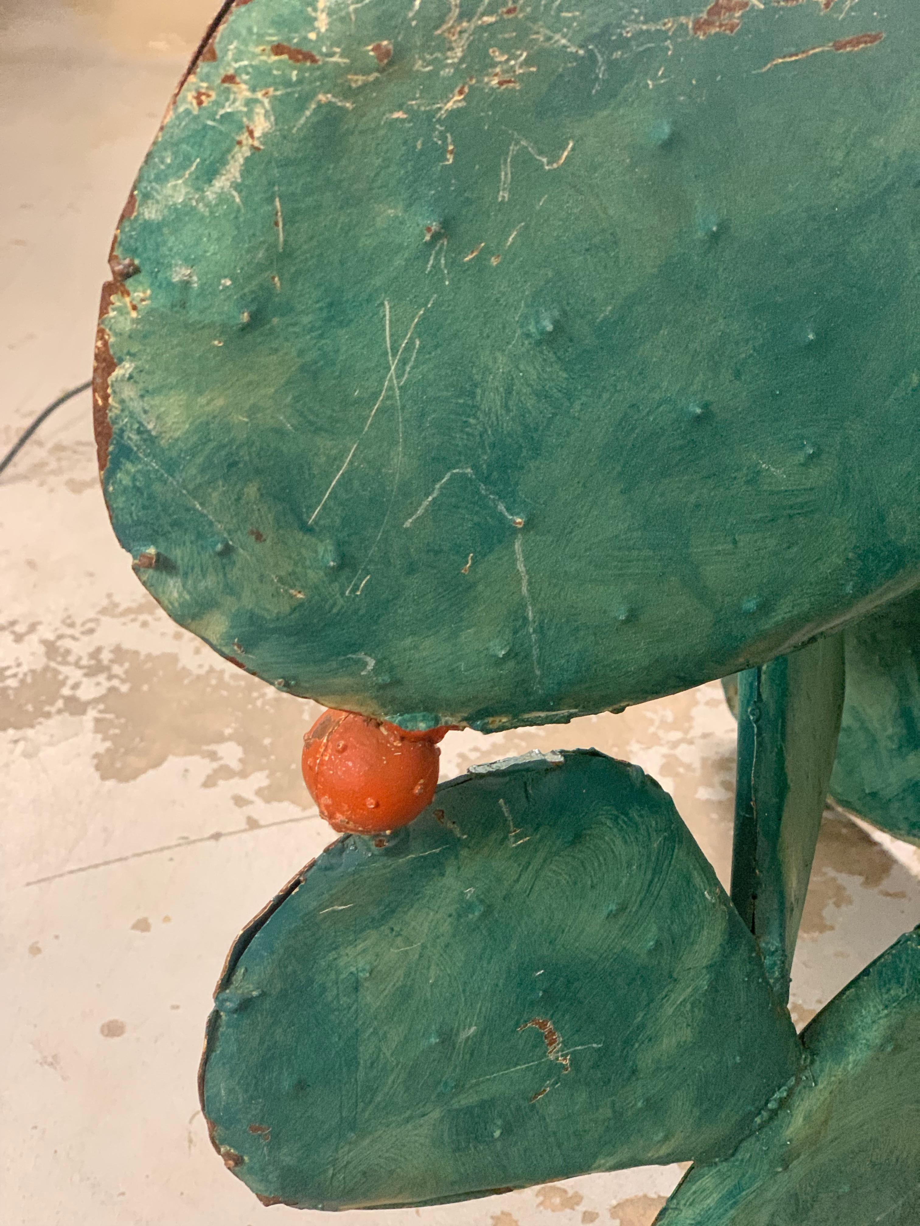Prickly Birnenförmige Kaktus-Skulptur / Tischsockel im Angebot 7