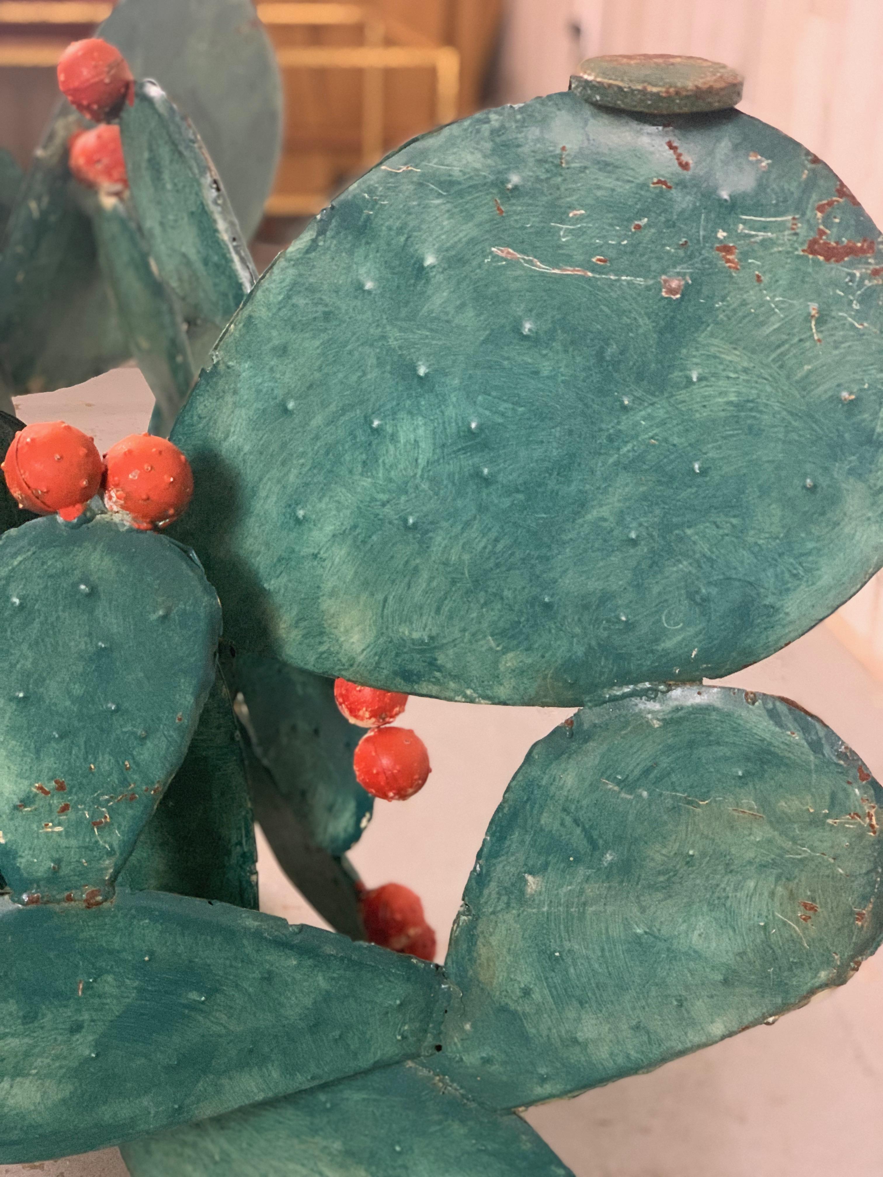 Prickly Birnenförmige Kaktus-Skulptur / Tischsockel im Angebot 8