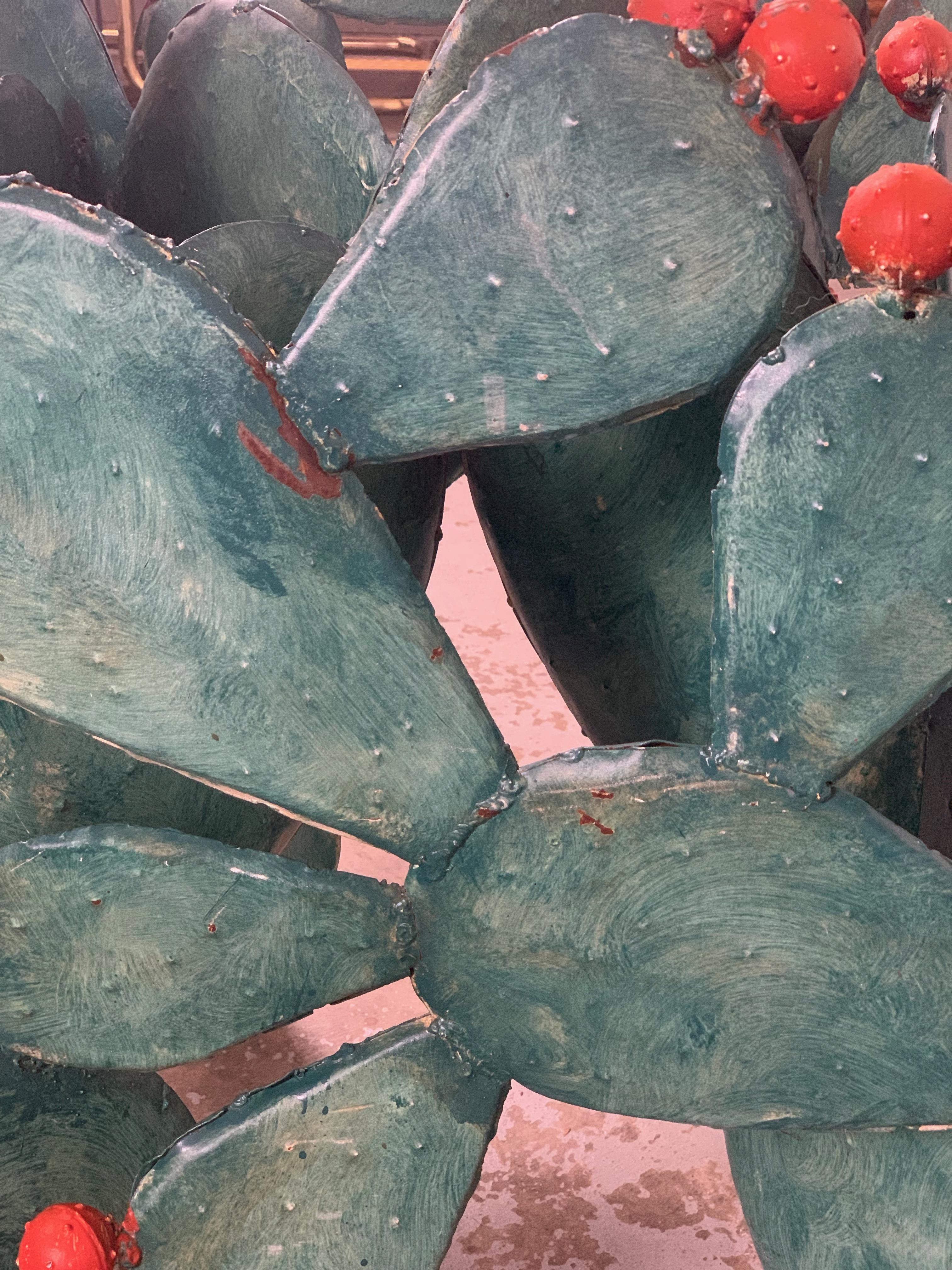 Prickly Birnenförmige Kaktus-Skulptur / Tischsockel im Angebot 9