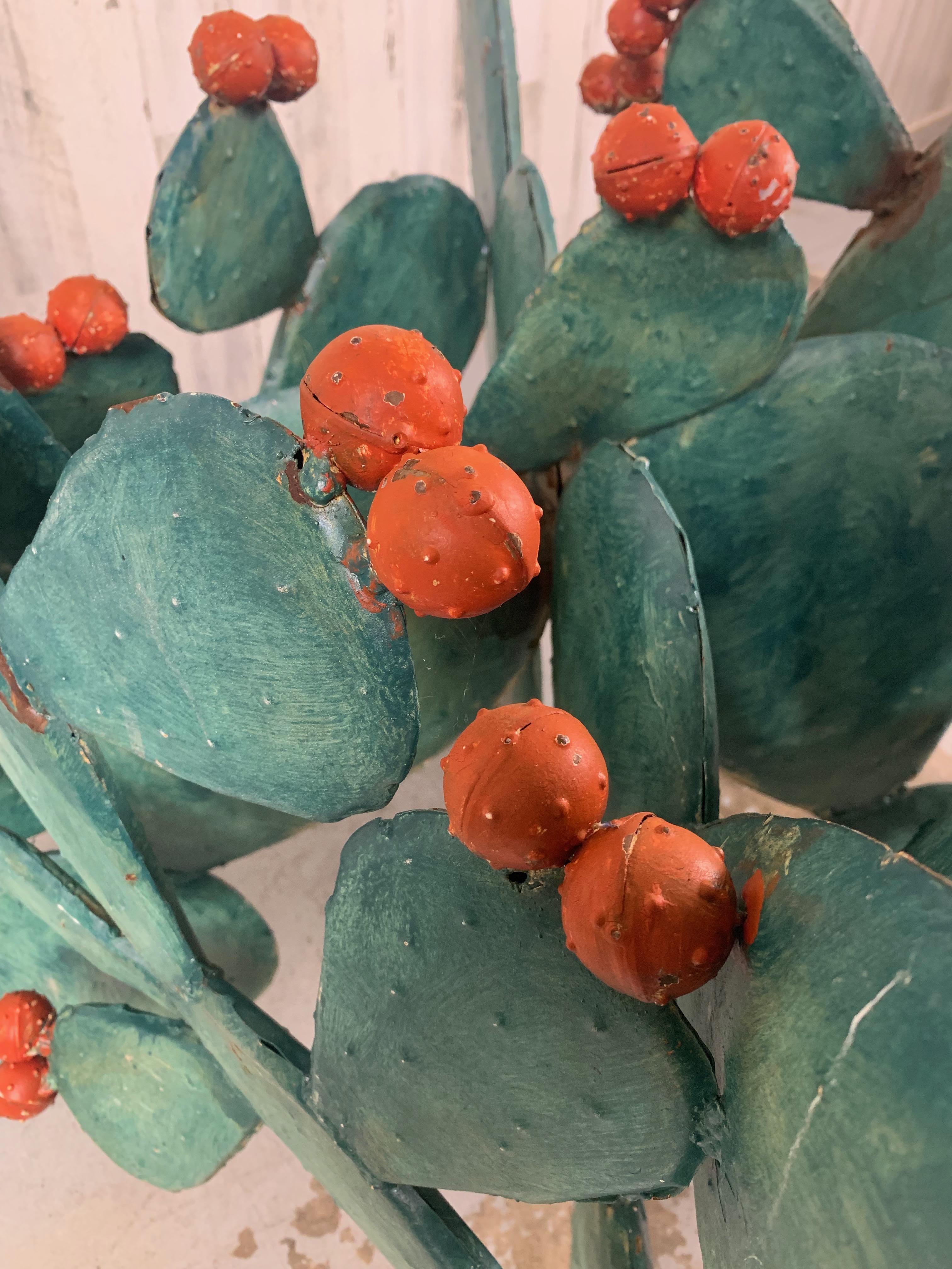 Prickly Birnenförmige Kaktus-Skulptur / Tischsockel im Angebot 3
