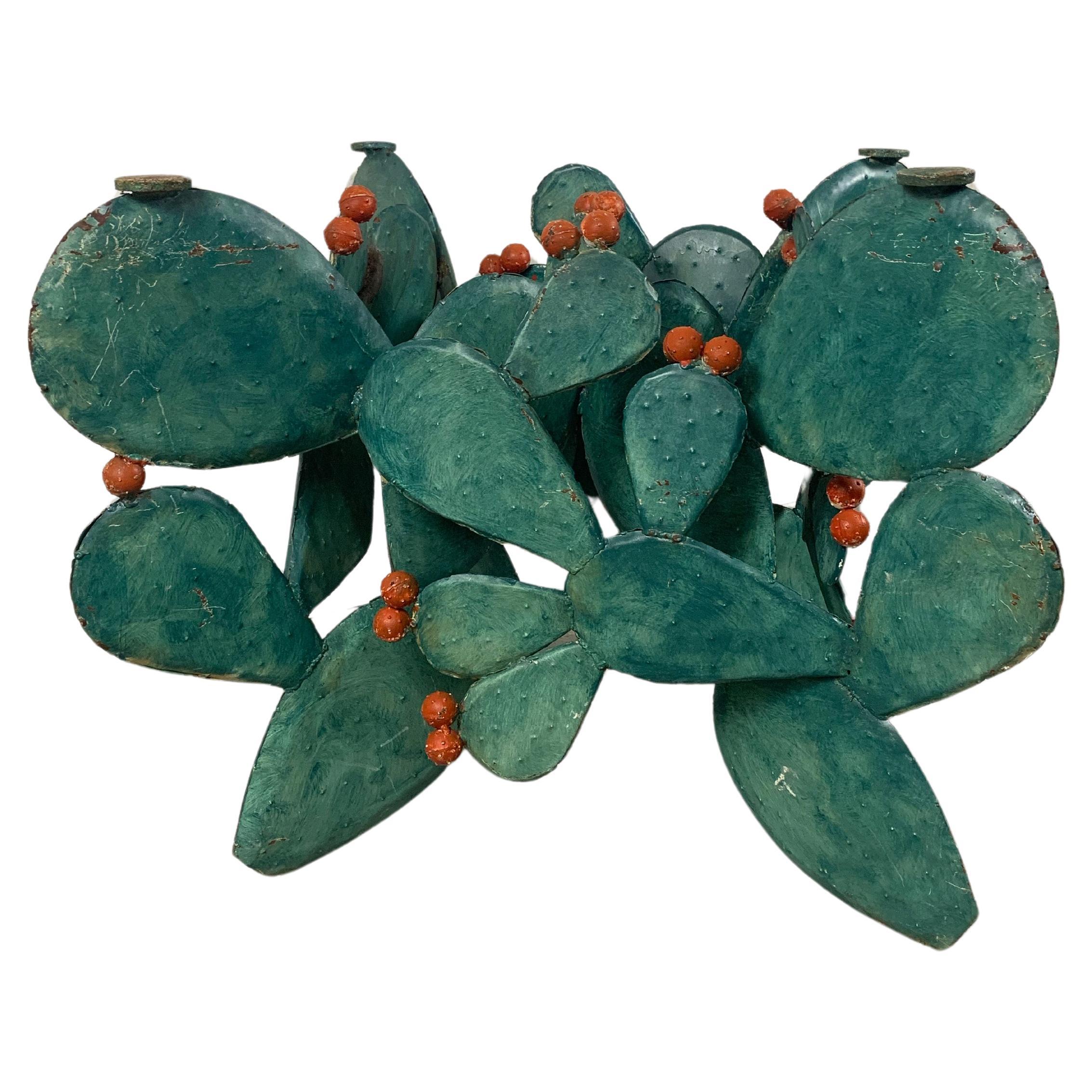 Prickly Birnenförmige Kaktus-Skulptur / Tischsockel im Angebot