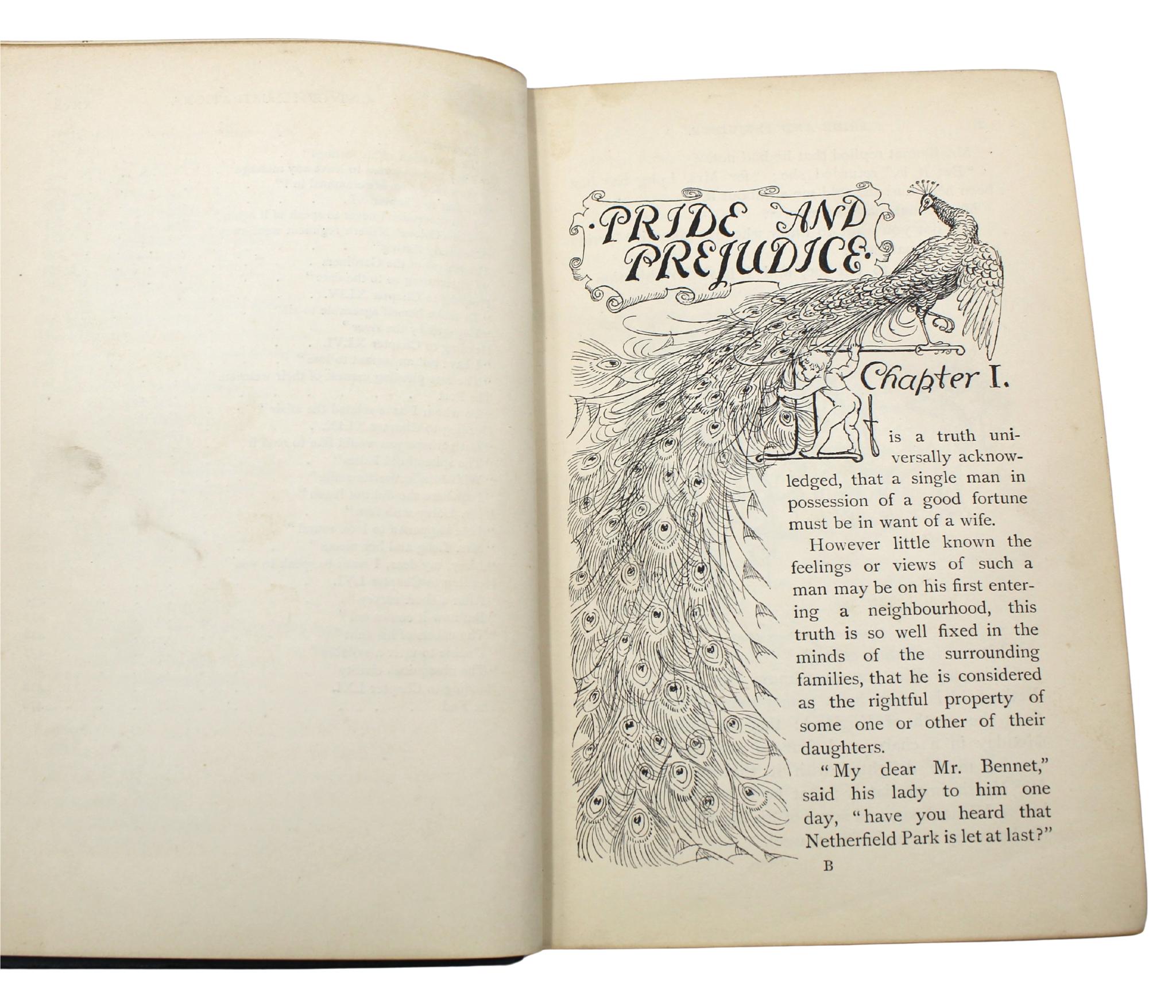 Pride and Prejudice by Jane Austen, Illustrated by Hugh Thomson, Peacock Edition 3