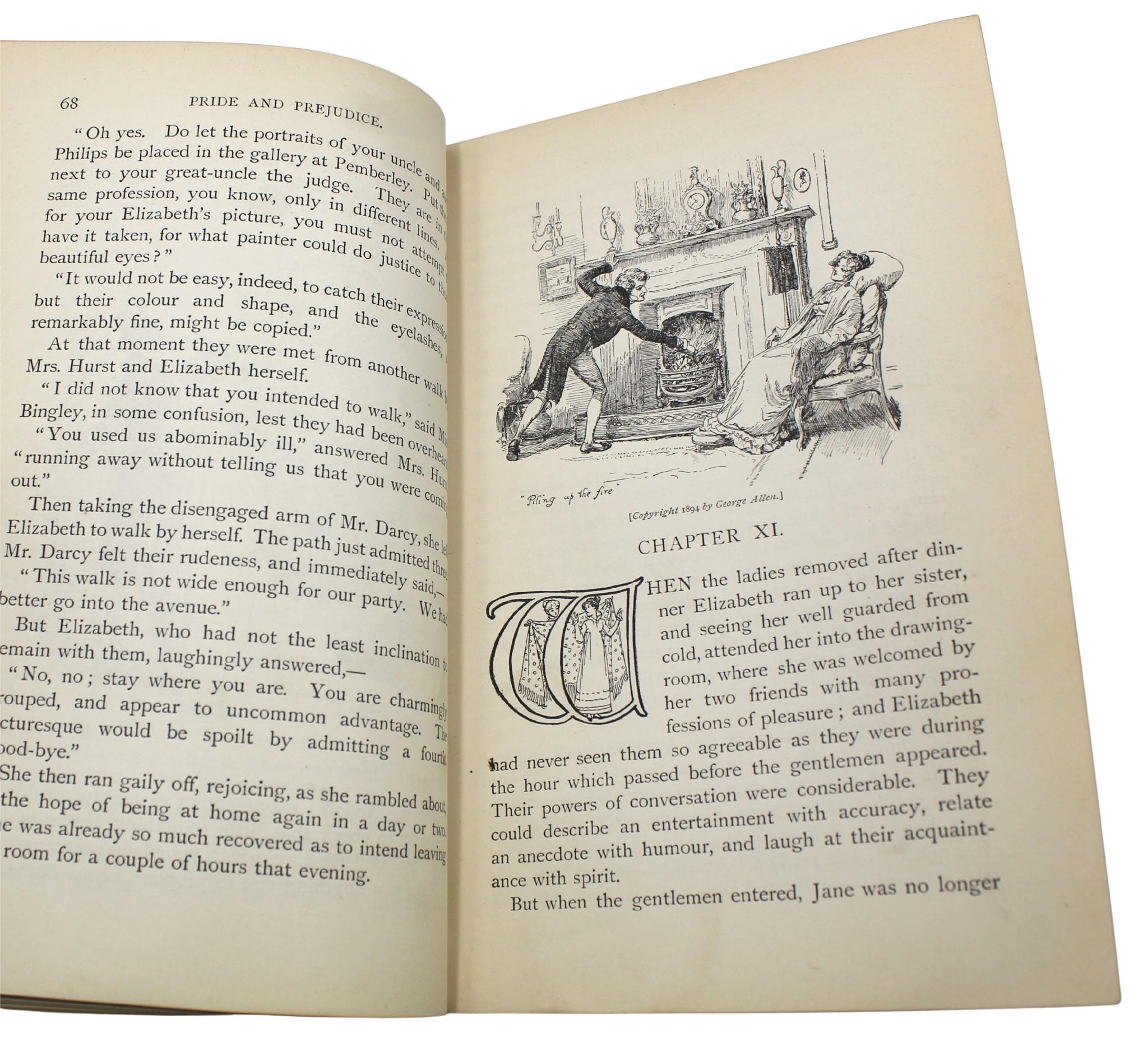 Pride and Prejudice by Jane Austen, Illustrated by Hugh Thomson, Peacock Edition 5