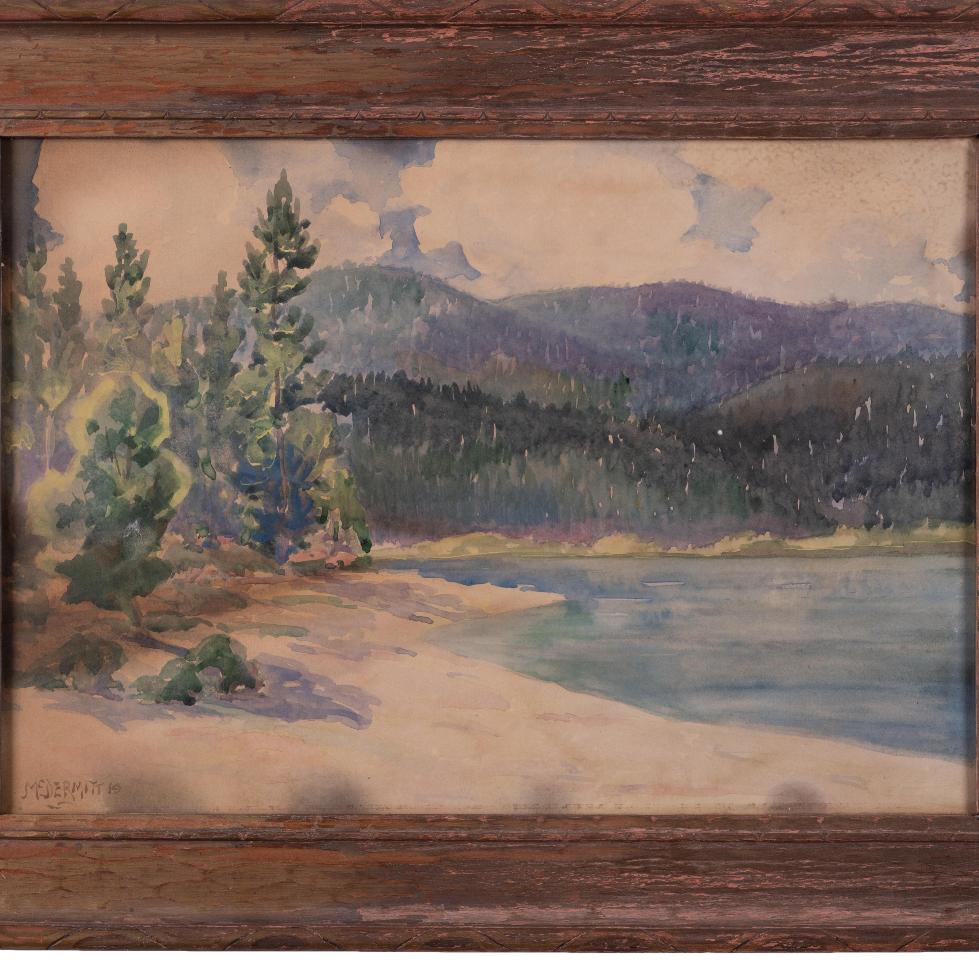 Other Priest Lake, Idaho by William McDermitt Watercolor