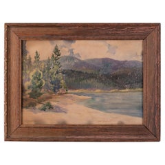 Priest Lake, Idaho by William McDermitt Watercolor