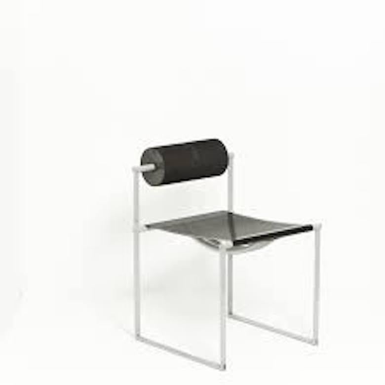 Prima 601 Sessel, modern, minimalistisch, entworfen von Mario Botta für Alias (Emailliert)