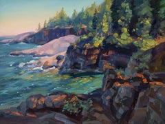 "Presque Isle (Day 108) May 30, 2024" by Primary Hughes, Original Oil Painting