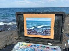 "Presque Isle (Day 121), June 23, 2024" by Primary Hughes, Original Oil Painting