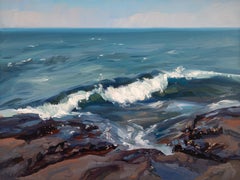 "Presque Isle (Day 121), June 23, 2024" by Primary Hughes, Original Oil Painting