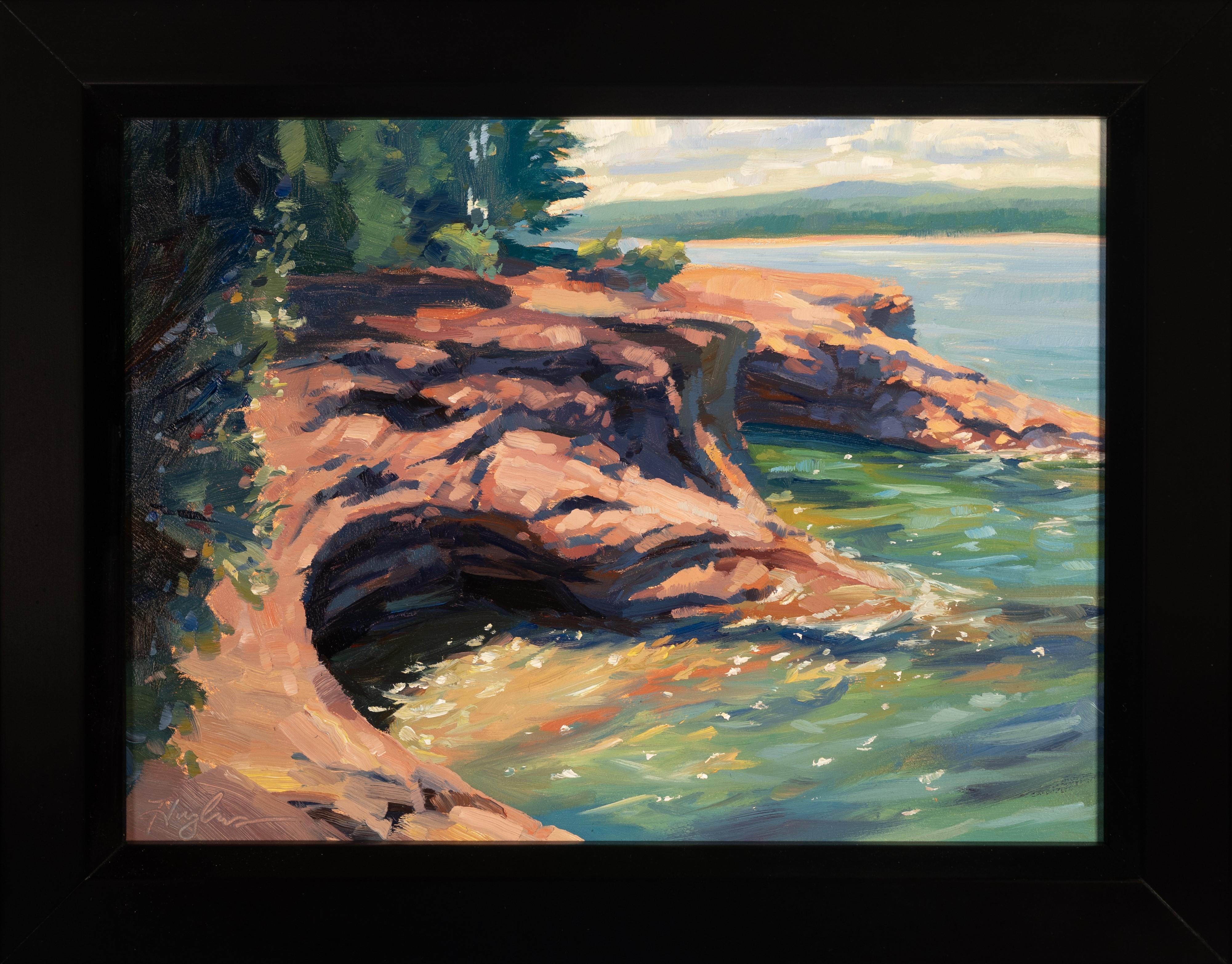 „Presque Isle (Day 123), Juni 27, 2024“ von Primary Hughes, Original-Ölgemälde im Angebot 3