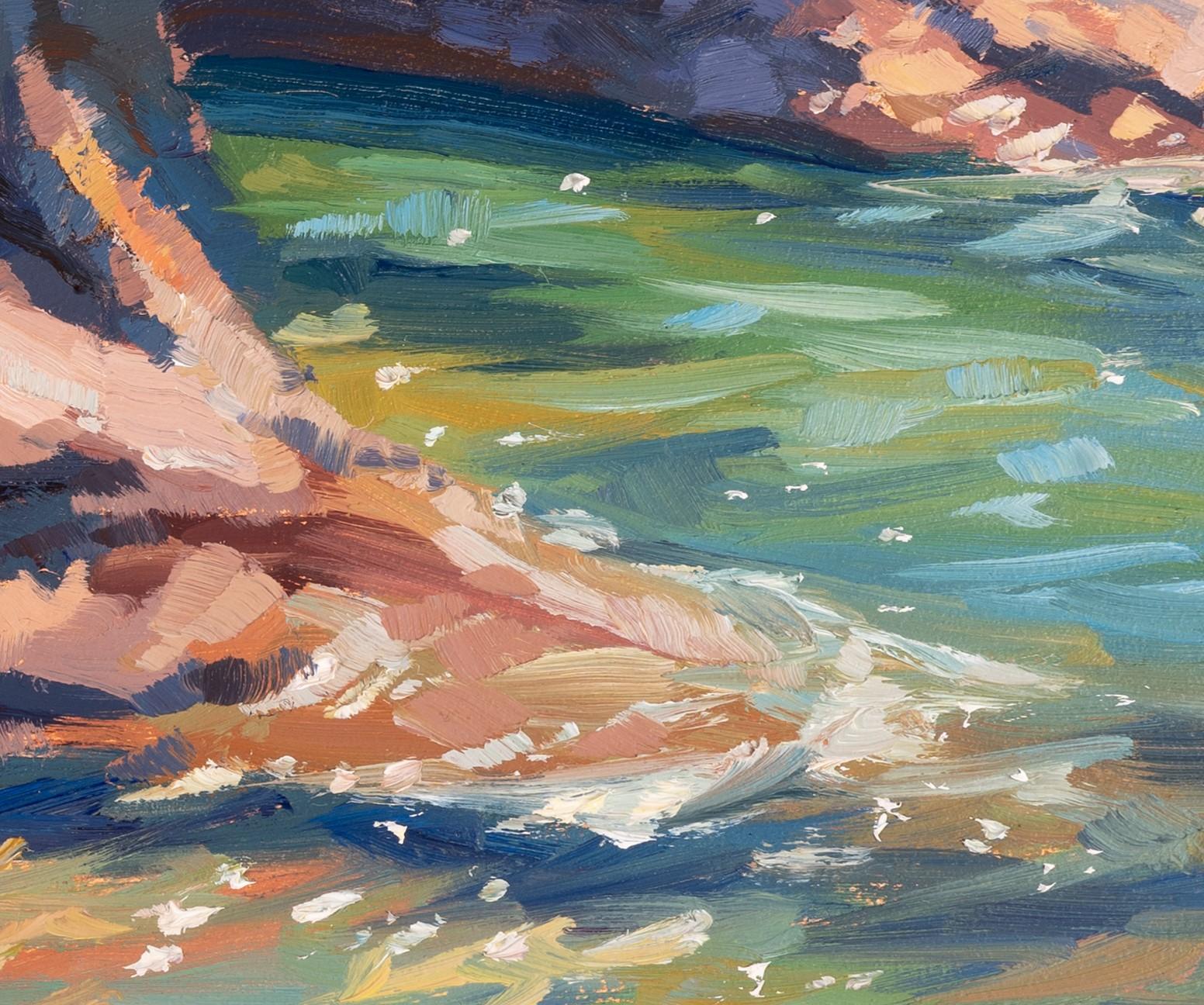 „Presque Isle (Day 123), Juni 27, 2024“ von Primary Hughes, Original-Ölgemälde im Angebot 4