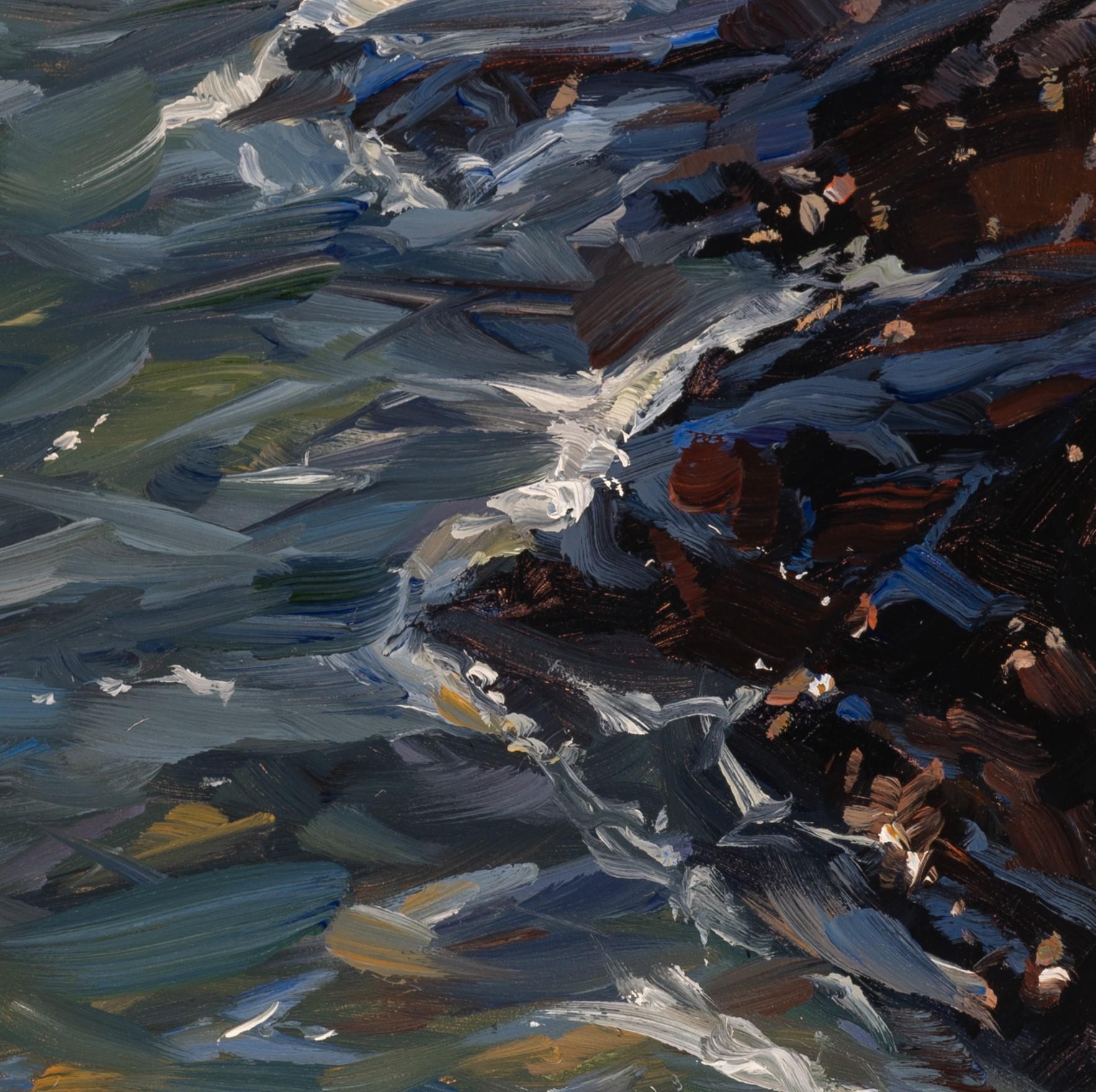 „Presque Isle (Day 126), 21. Juli 2024“ von Primary Hughes, Original-Ölgemälde im Angebot 4