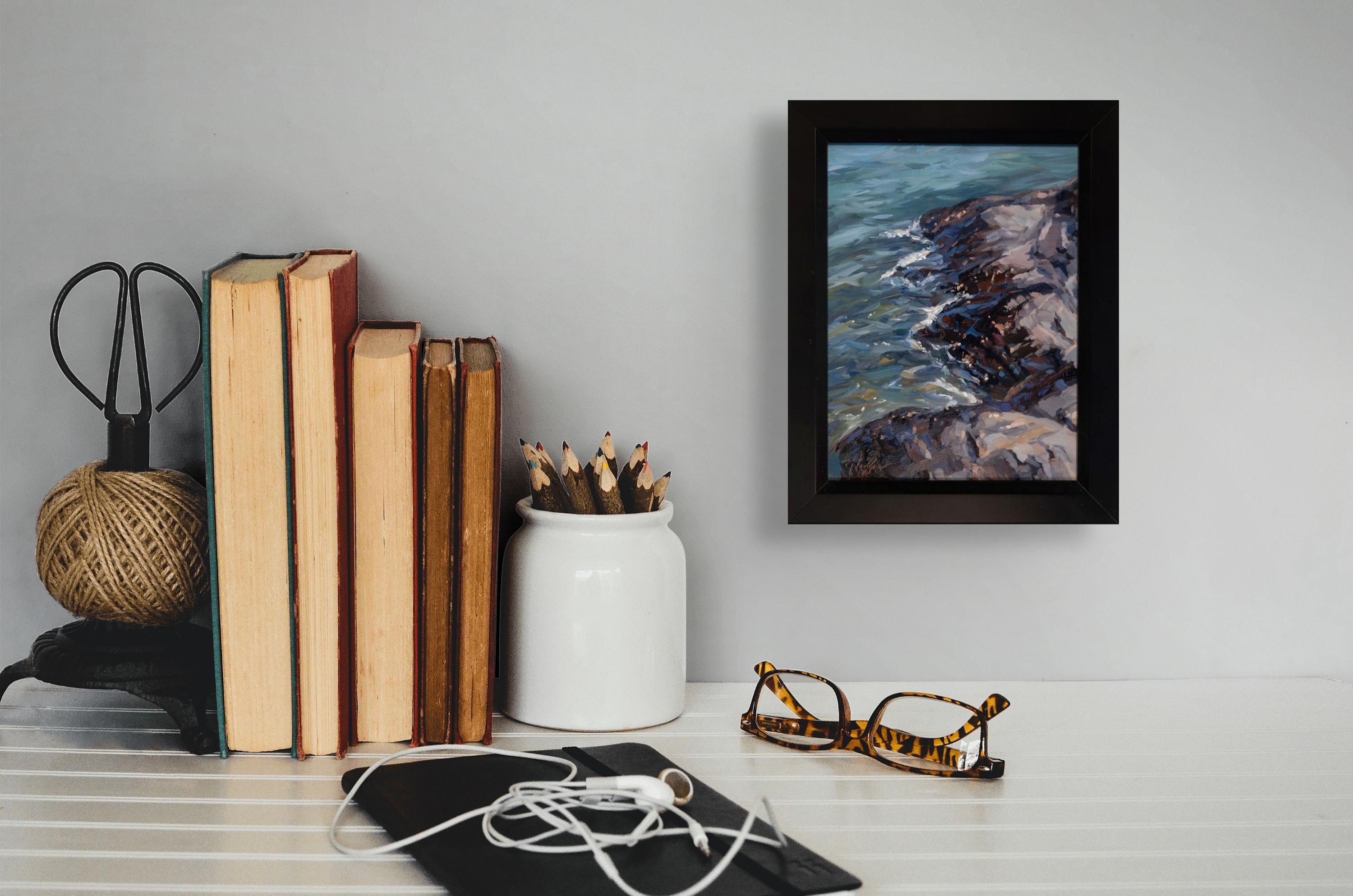 „Presque Isle (Day 126), 21. Juli 2024“ von Primary Hughes, Original-Ölgemälde im Angebot 6