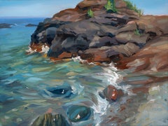Isle Of You (Jour 83) 7 juin 2022, peinture à l'huile originale