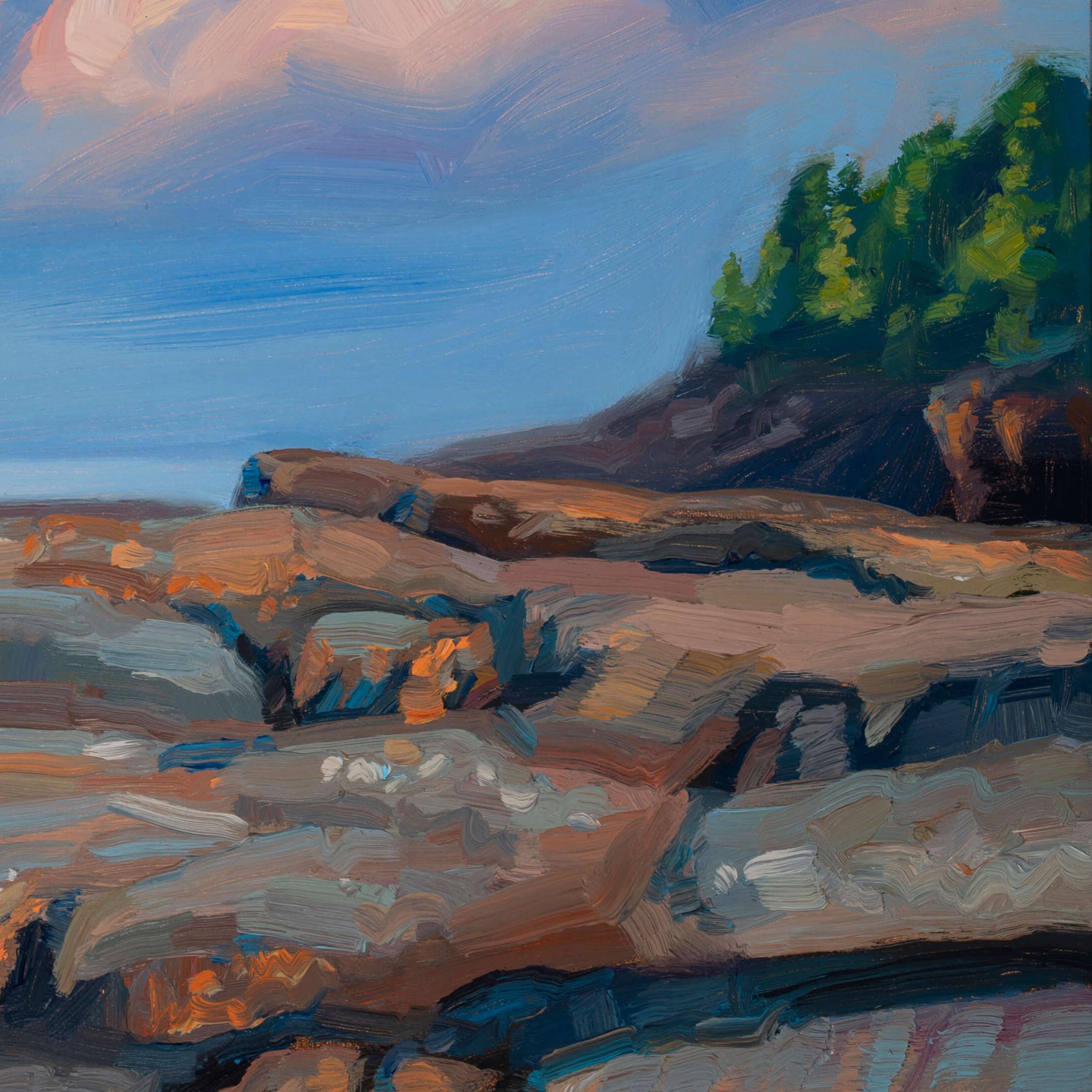 Presque Isle (Day 95) 24. Juni 2022, Original-Ölgemälde (Realismus), Painting, von Primary Hughes