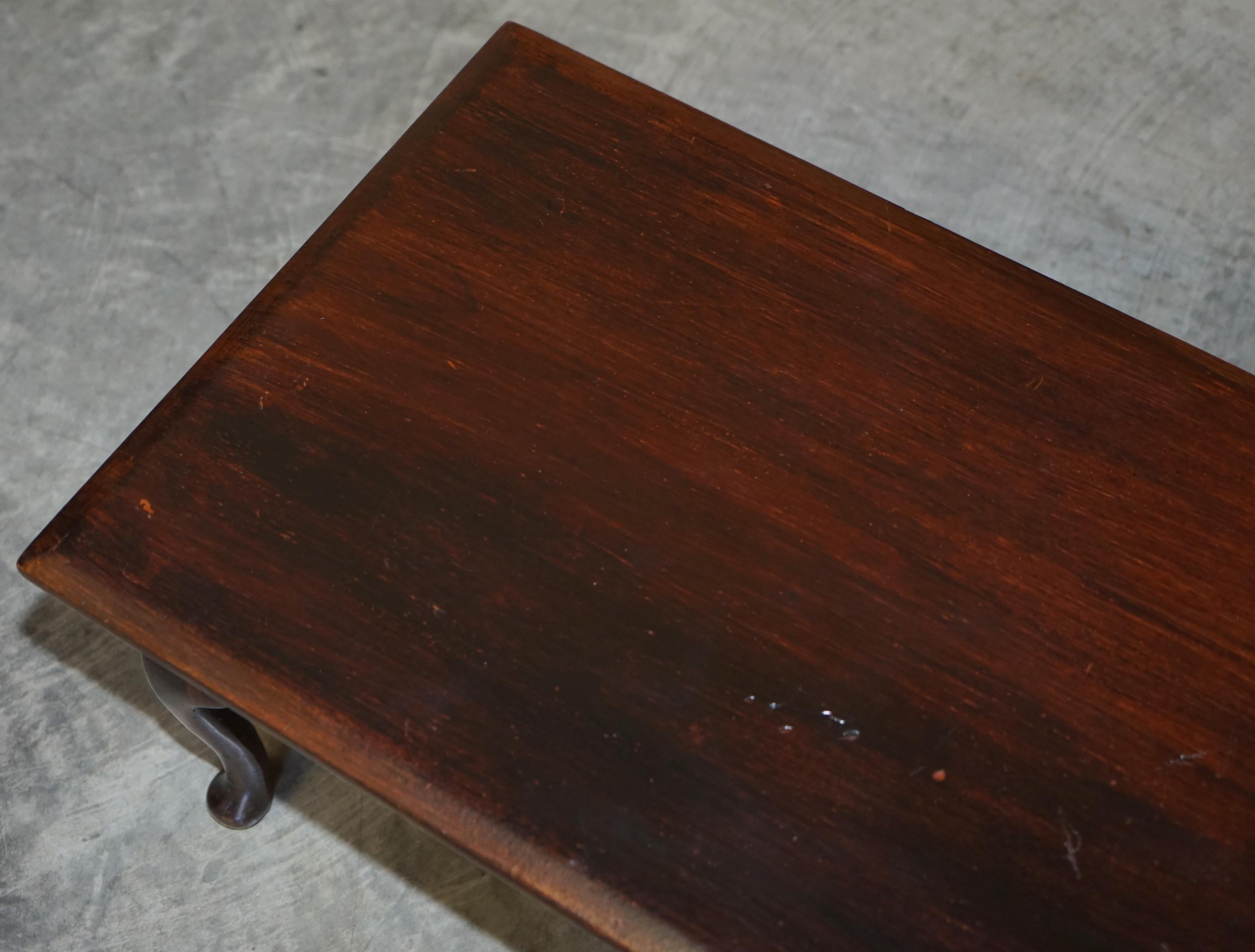 English Primate circa 1950's Coffee or Side Wine Table Very Utilitarian Priced to Sell For Sale