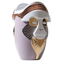 Primates Brazza Decoration Chic Pink, White and Gold by Bosa