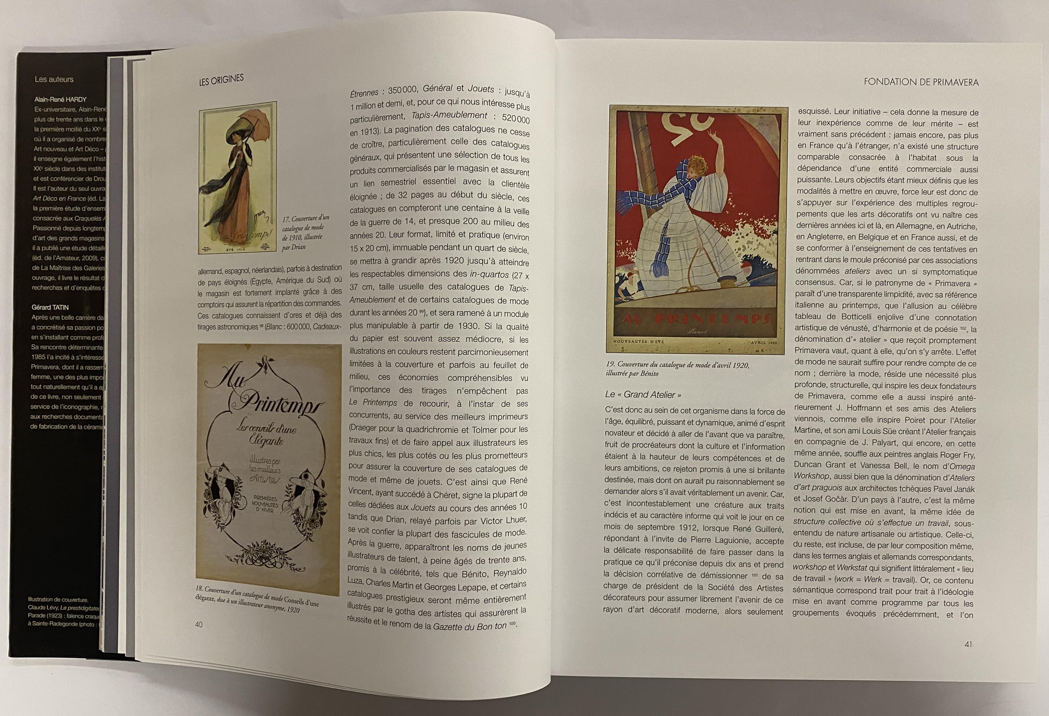 Primavera 1912-1972 Atelier D'Art Du Printemps By Alain-Rene Hardy  (Book) In Good Condition For Sale In North Yorkshire, GB