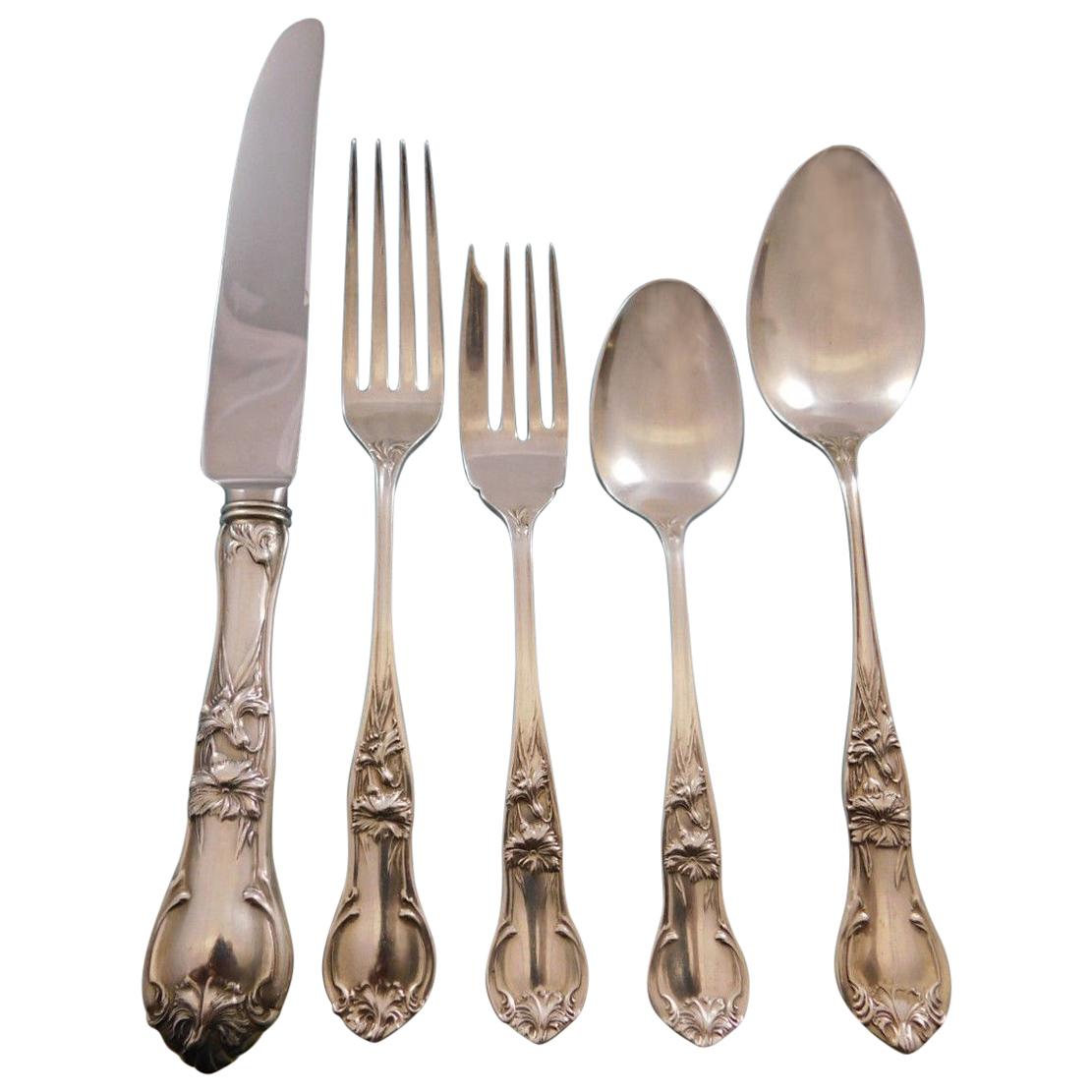 Primavera by Pesa Mexico Sterling Silver Flatware Set Service 26 Pieces Floral