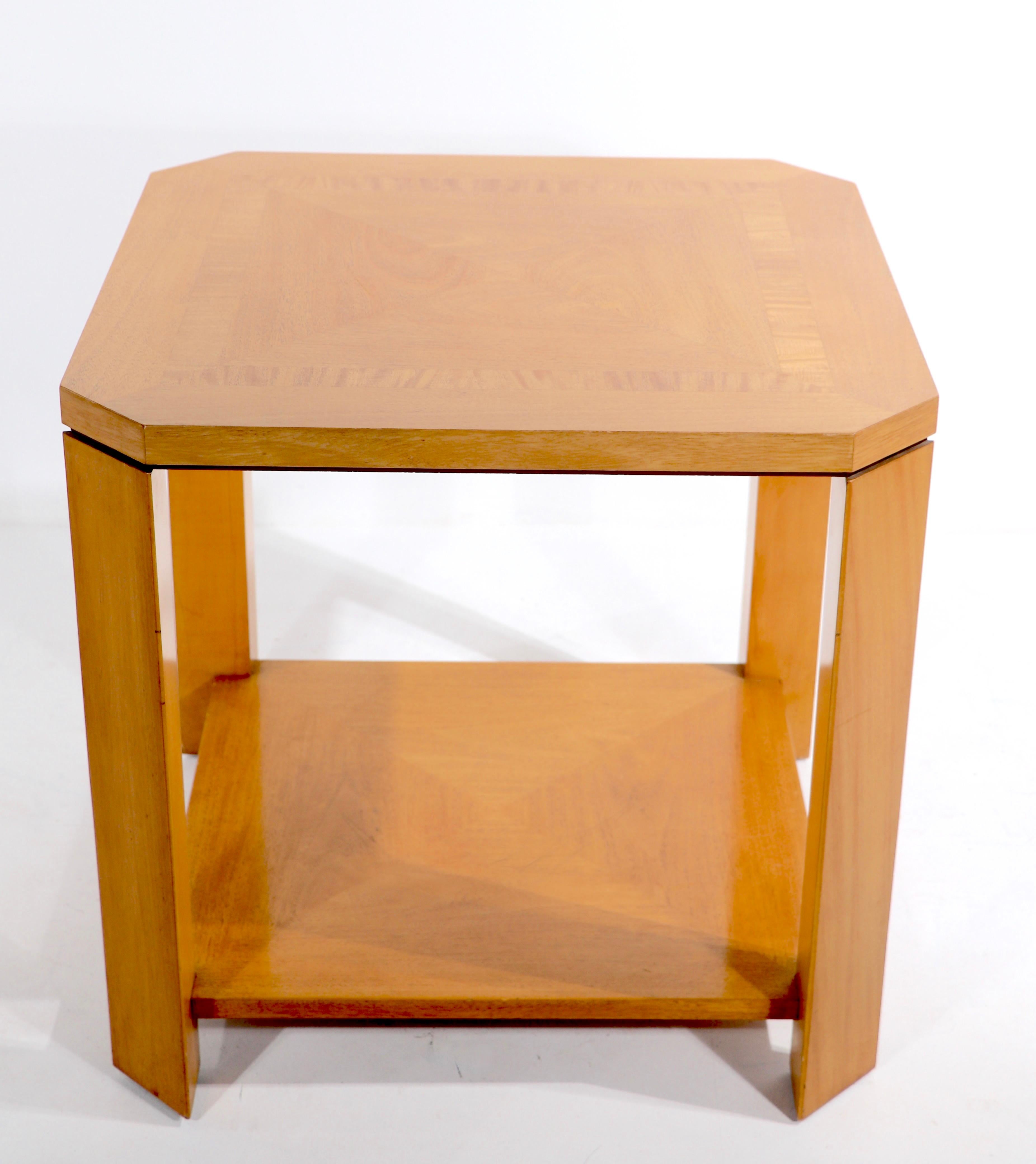 Art Deco Primavera End Table Designed by Charles Pfister for Baker For Sale