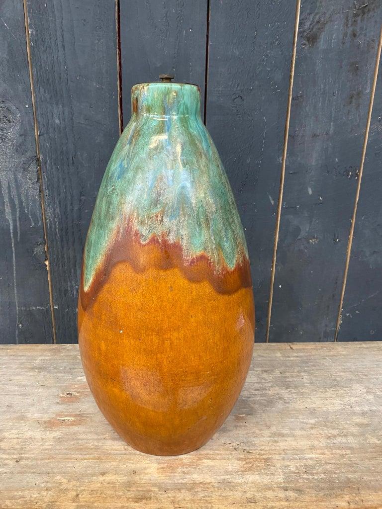 Mid-Century Modern Primavera, Large Art Deco Ceramic Vase, circa 1930 For Sale