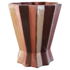 Primavera Madeline Sougez Jarrón de terracota pintado