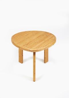 Mesa auxiliar de ratán Primavera N°1 Diseñada por Chloé Nègre