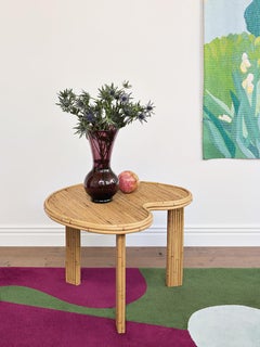 Mesa auxiliar de ratán Primavera N°2 Diseñada por Chloé Nègre