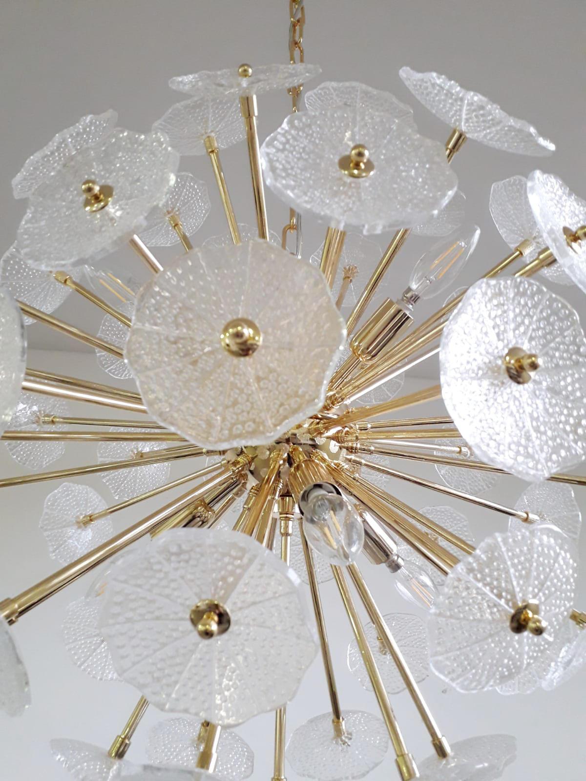 Italian Primavera Sputnik Chandelier by Fabio Ltd, 2 Available