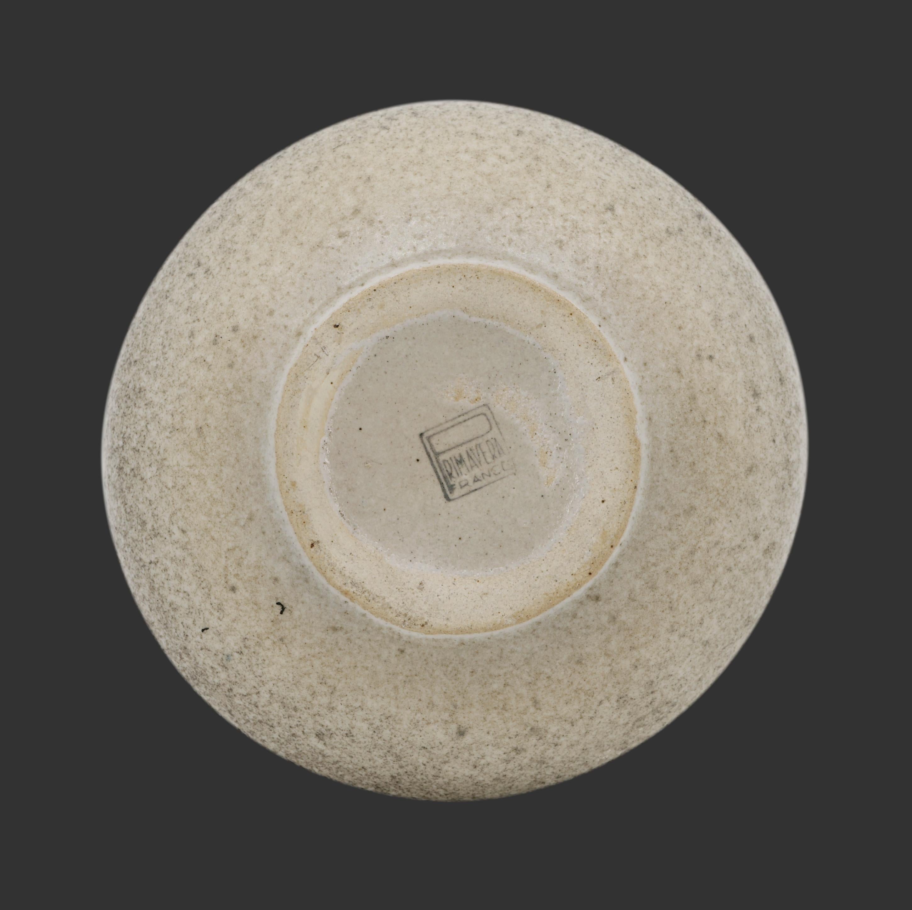 PRIMAVERA Stoneware Ceramic Vase by Charlotte Chauchet-Guilleré, 1922 For Sale 4
