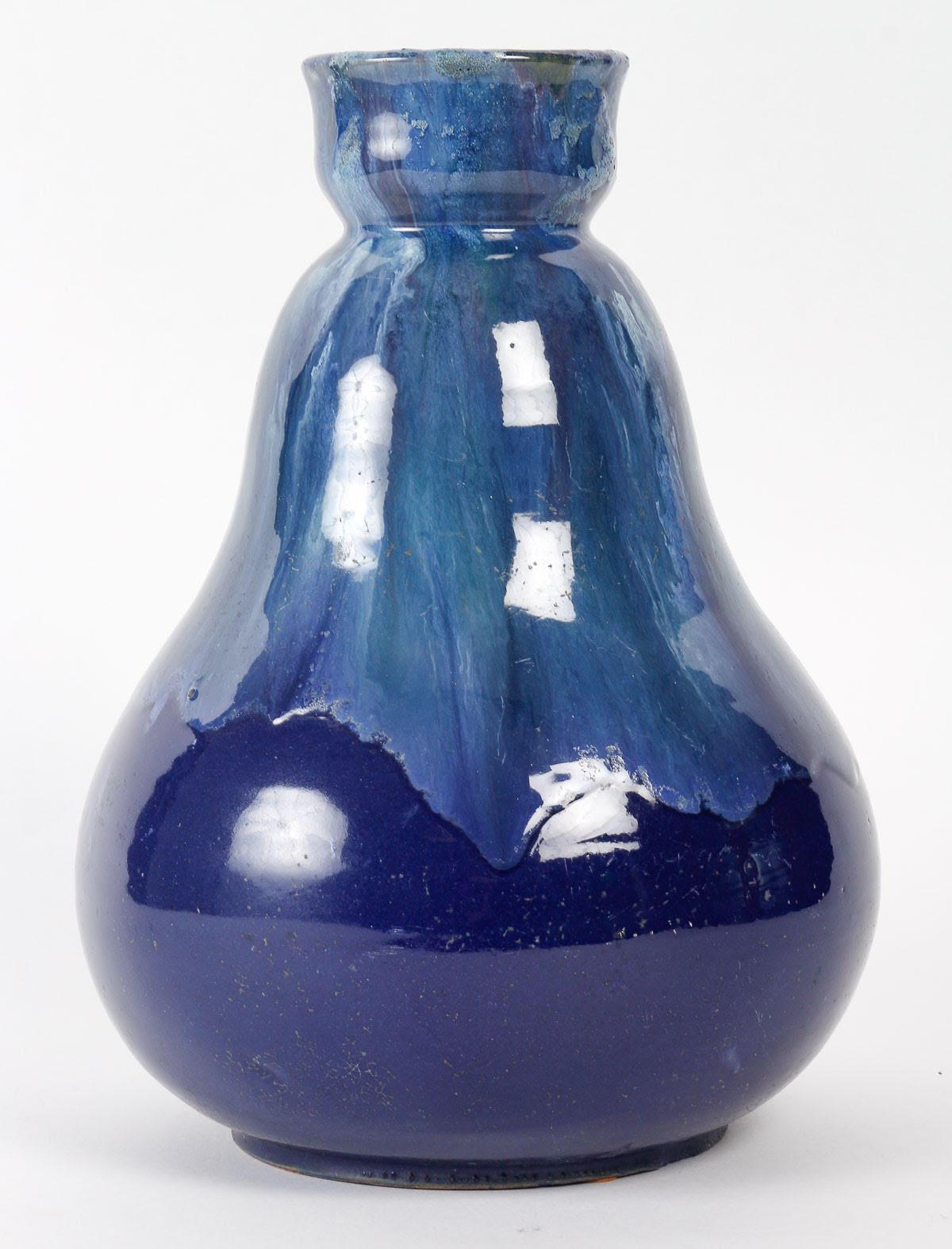 Primavera-Vase, Art déco, Keramik, 20. Jahrhundert. im Zustand „Gut“ im Angebot in Saint-Ouen, FR