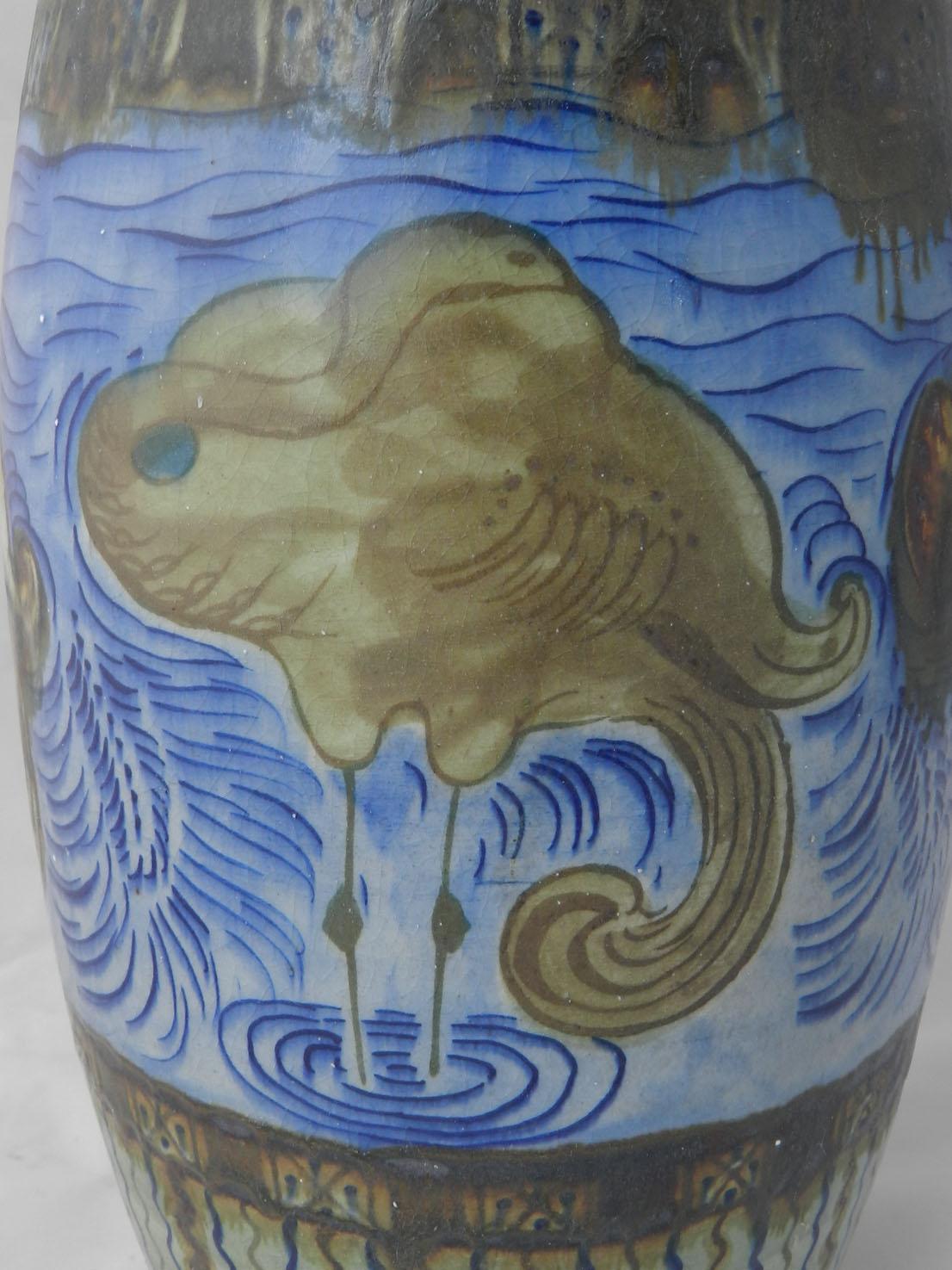 Vase Primavera, poterie d'art d'atelier Art déco 5