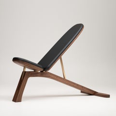 Prime Walnut, Any Metal, Any Leather Ledge Weight Bench by Eternal Creek