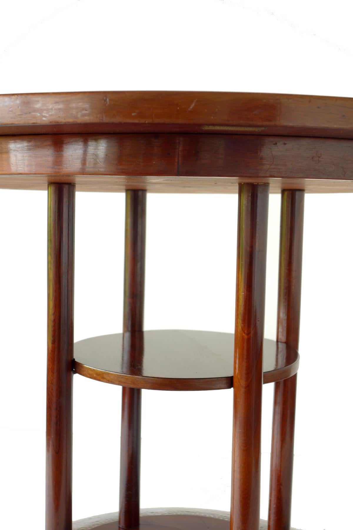 Austrian Early 1900 Siegmund Spitz Wien Weiner Werkstatte Secessionist Coffee Play Table For Sale