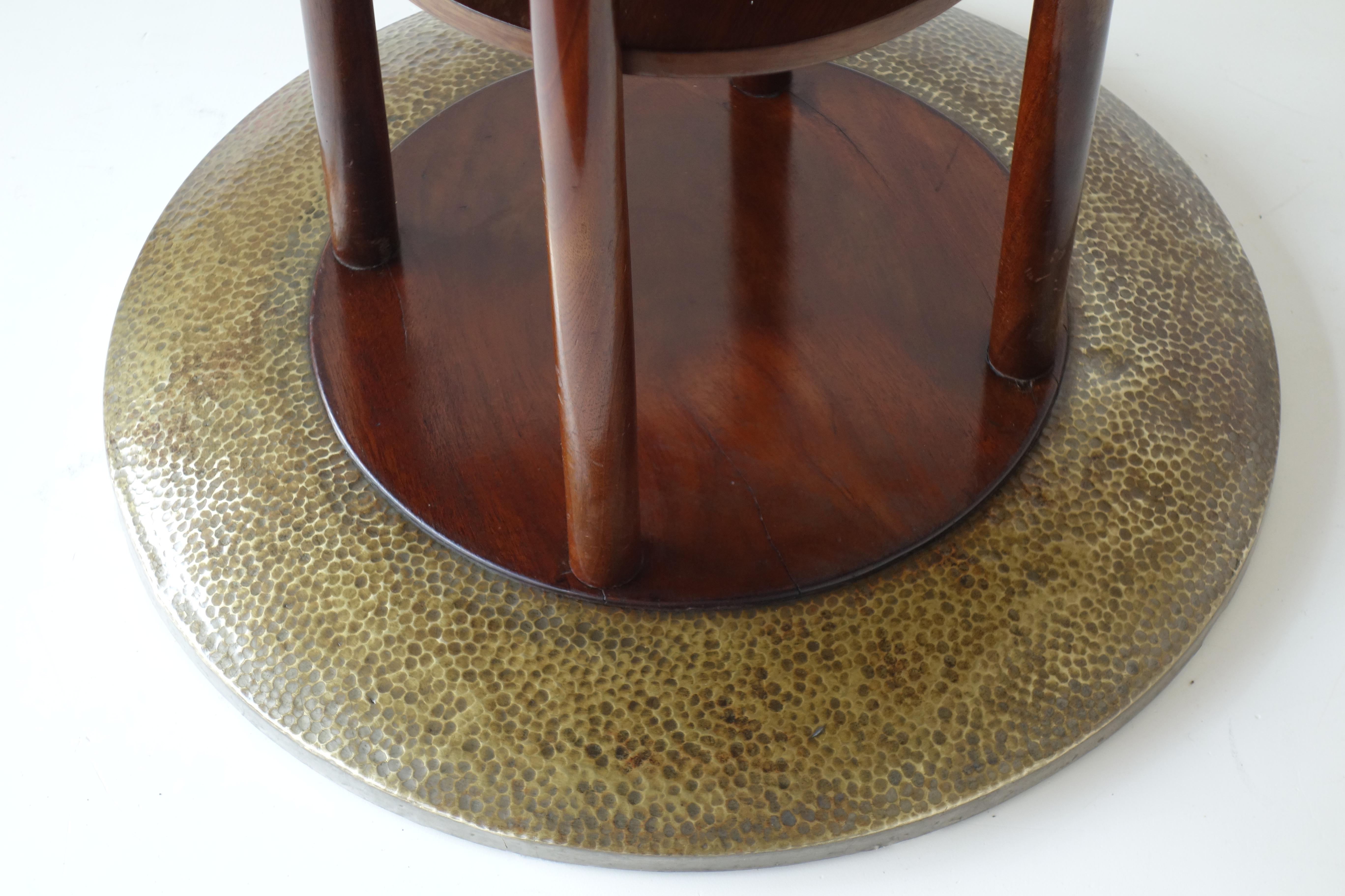 Early 20th Century Early 1900 Siegmund Spitz Wien Weiner Werkstatte Secessionist Coffee Play Table For Sale