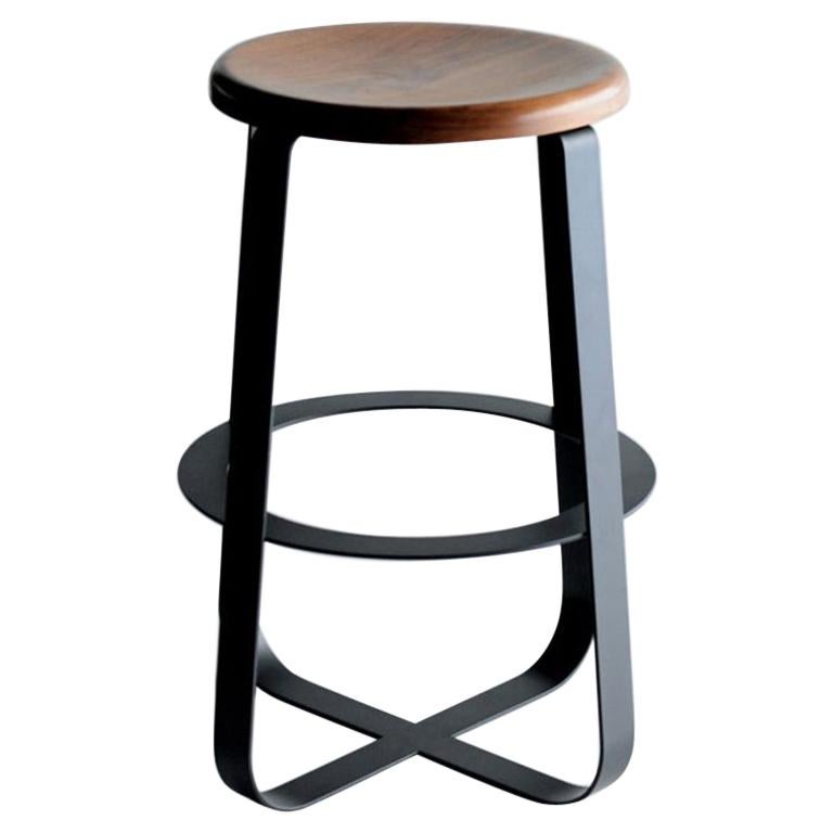 Primi Counter Stool, Wood Top For Sale