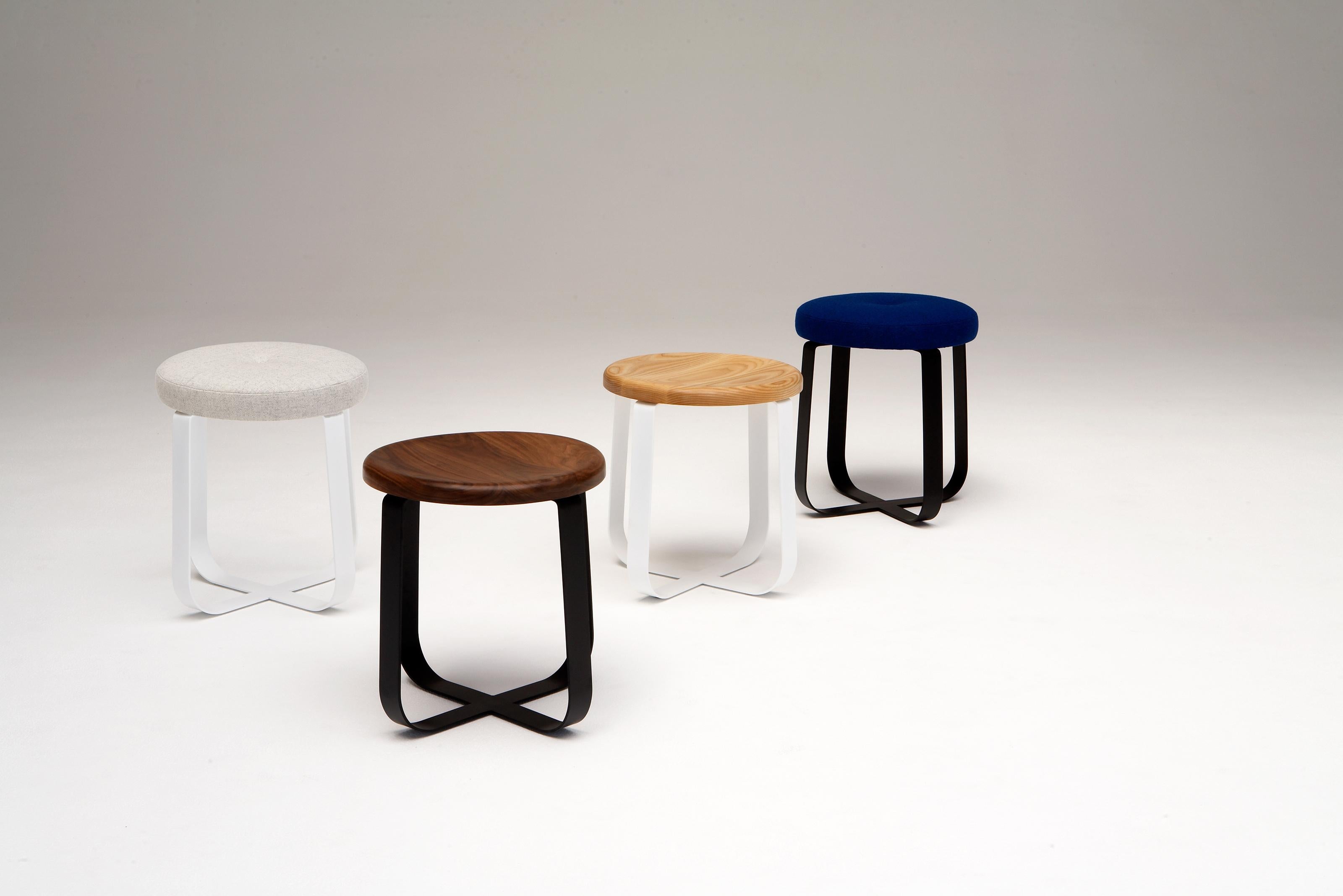 Powder-Coated Primi Low Stool by Phase Design For Sale