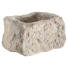 Primitive 18Th C. Spanish Stone Mortar