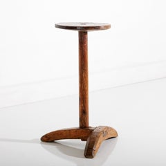 Primitive 18th Century Side Table or Candle Stand